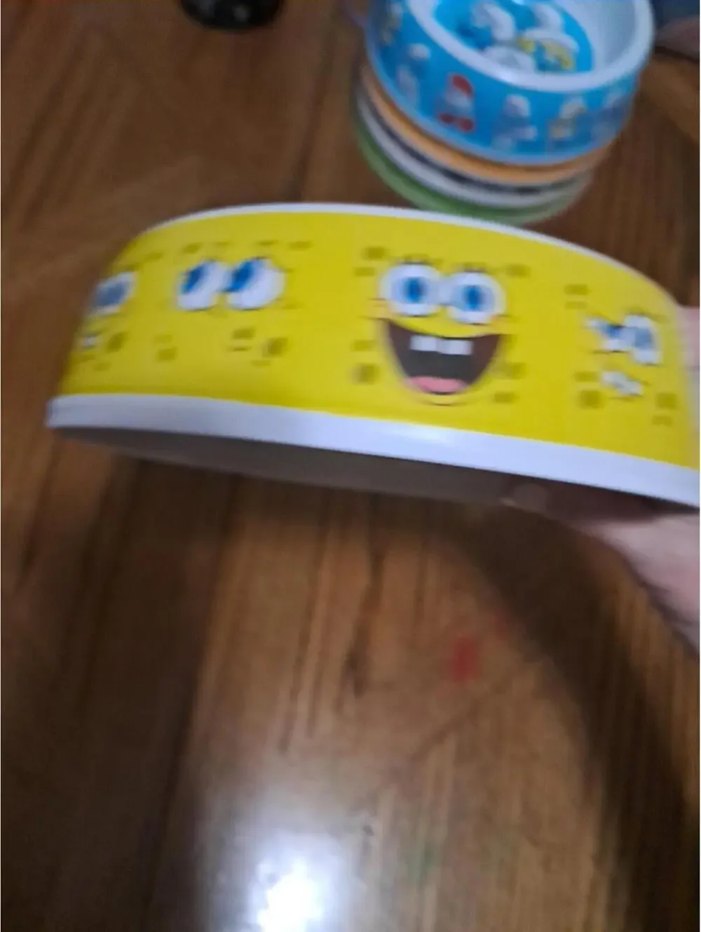 Offical Sponge BOB Pet Bowl Cat Dog Water- Food. Brand New Never Used with Tags